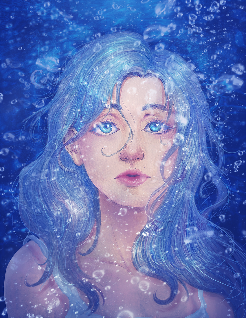 girl in water